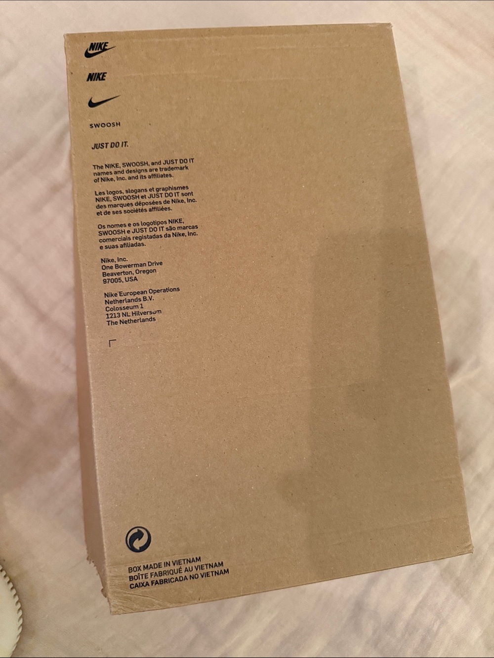 Nike White Calm Slide Sandals in Sail (White) - Picture 8 of 10